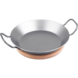 Artikelbild 1 für chg Servierpfanne mit Holzuntersetzer silber, Artikelnummer 369742