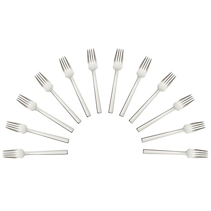 Artikelbild für solex® Dessertgabeln Maya silber, 12 St., Artikelnummer 986815