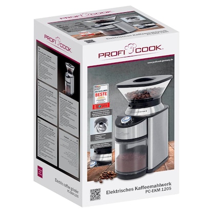 Artikelbild 9 für ProfiCook PC-EKM 1205 Kaffeemühle silber/schwarz 200 W, Artikelnummer 299606
