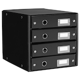 Artikelbild 1 für AKTION: LEITZ Schubladenbox Click & Store schwarz 60490095, DIN A4 mit 4 Schubladen mit Prämie nach Registrierung, Artikelnummer 683003