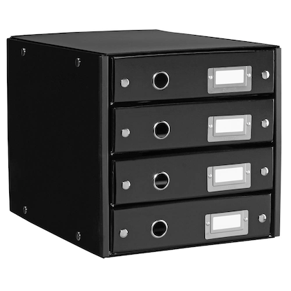 Artikelbild für AKTION: LEITZ Schubladenbox Click & Store schwarz 60490095, DIN A4 mit 4 Schubladen mit Prämie nach Registrierung, Artikelnummer 683003