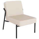 Artikelbild 1 für medso powered by PAPERFLOW Sessel MEDSO S creme schwarz Kunstleder, 1 St., Artikelnummer 522019