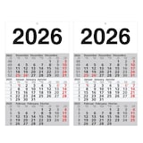 Artikelbild 1 für 2 3-Monats-Wandkalender 2026, Artikelnummer 547804