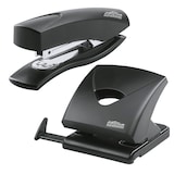 Artikelbild 1 für office discount Locher und Heftgeräte Set schwarz, Artikelnummer 585505