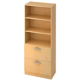 Artikelbild 1 für HAMMERBACHER Regalschrank 7300 NU, V7300/3/3/NU ahorn 80,0 x 42,0 x 200,4 cm, Artikelnummer 865749