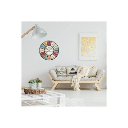 Artikelbild 5 für TFA® Wanduhr Vintage 60.3021 mehrfarbig braun Metall 5,0 x 60,5 cm, Artikelnummer 887962