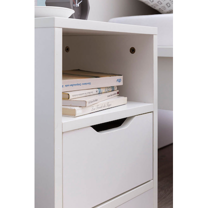 Artikelbild 4 für WOHNLING Nachttisch weiß 31,0 x 31,0 x 43,0 cm, Artikelnummer 907263