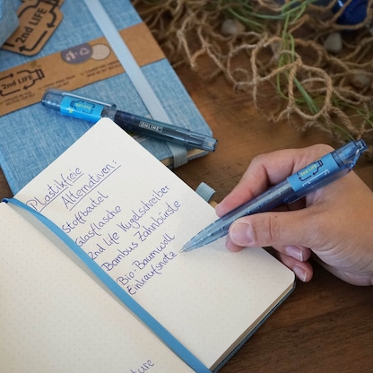 Artikelbild 5 für ONLINE® Kugelschreiber 21007/6D 2nd LIFE blau/schwarz, Schreibfarbe: blau, 1 St., Artikelnummer 283851