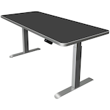 Artikelbild 1 für Kerkmann Move 3 Premium elektrisch höhenverstellbarer Schreibtisch anthrazit rechteckig, T-Fuß-Gestell silber 180,0 x 80,0 cm, Artikelnummer 174054
