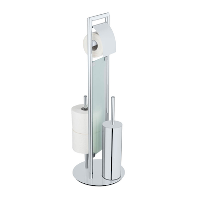 Artikelbild 2 für WENKO WC-Garnitur Sulmona silber Metall, Artikelnummer 814794