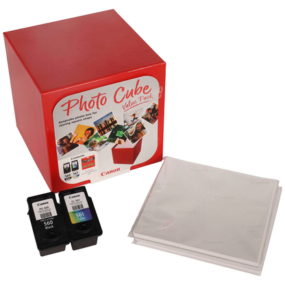Artikelbild 22 für Canon PG-560 + CL-561 schwarz, color Druckköpfe + Fotopapier, 2er-Set, Artikelnummer 998486
