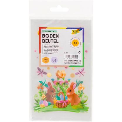 Artikelbild für folia PP-Bodenbeutel M Ostern 11,5 x 19,0 cm 10 St., Artikelnummer 240113