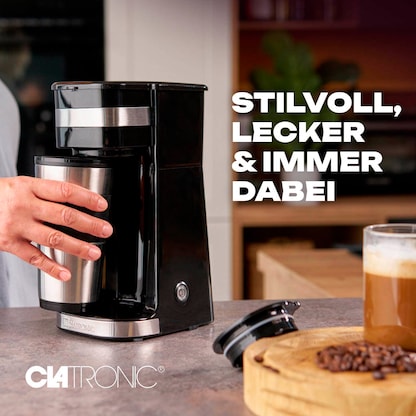 Artikelbild 11 für CLATRONIC KA 3733 Kaffeemaschine schwarz, 1 Tasse, Artikelnummer 299429