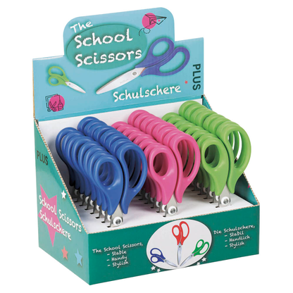 Artikelbild 22 für PLUS JAPAN Kinderscheren blau, pink, grün 5,2 cm, 24 St., Artikelnummer 410609