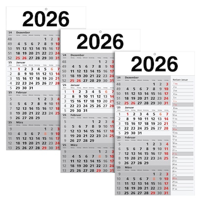 Artikelbild für 3 4-Monats-Wandkalender Memo-Planer 2026, Artikelnummer 547826