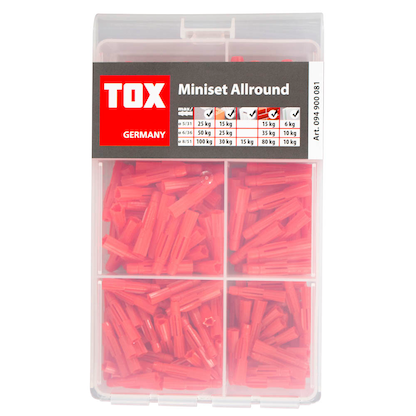 Artikelbild 3 für TOX Miniset Beton TRI 094900081 Universaldübel-Sortiment, 240-teilig, Artikelnummer 559908