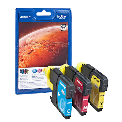 Artikelbild 9 für brother LC-1100HY/C/M/Y cyan, magenta, gelb Druckerpatronen, 3er-Set, Artikelnummer 340745