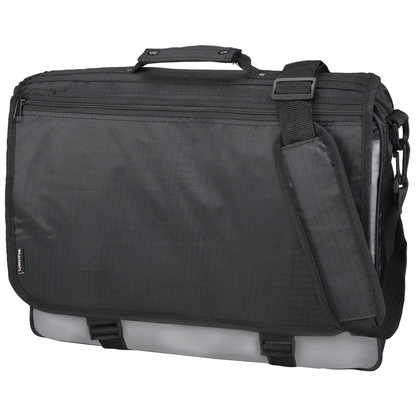 Artikelbild 2 für LIGHTPAK Umhängetasche WAVE Kunstfaser schwarz/grau 46069, Artikelnummer 694299