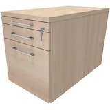 Artikelbild 1 für fm Oldenburg Rollcontainer akazie 3 Auszüge 43,4 x 80,0 x 54,0 cm, Artikelnummer 137957