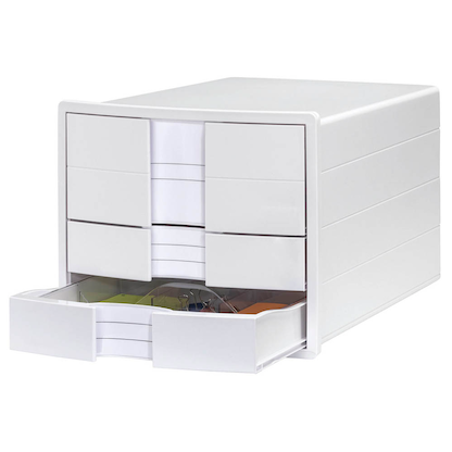 Artikelbild 4 für HAN Schubladenbox IMPULS weiß 1017-12, DIN A4 mit 3 Schubladen, Artikelnummer 661654