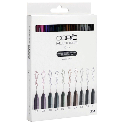 Artikelbild 13 für COPIC® Multiliner Color Fineliner farbsortiert 0,3 mm, 10 St., Artikelnummer 360939
