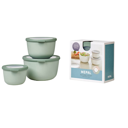 Artikelbild für MEPAL Frischhaltedosen-Set Cirqula grün 0,5/1,0/2,0 l, 1 Set, Artikelnummer 434876