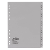 Artikelbild 1 für office discount Ordnerregister DIN A4 Vollformat A-Z grau 20-teilig, 1 Satz, Artikelnummer 839126
