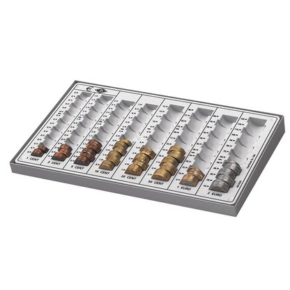 Artikelbild 2 für WEDO Zählbrett lichtgrau Metall-Gehäuse, Artikelnummer 584367