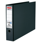 Artikelbild 1 für herlitz maX.file Ordner schwarz marmoriert Karton 7,5 cm DIN A3 quer, Artikelnummer 346296