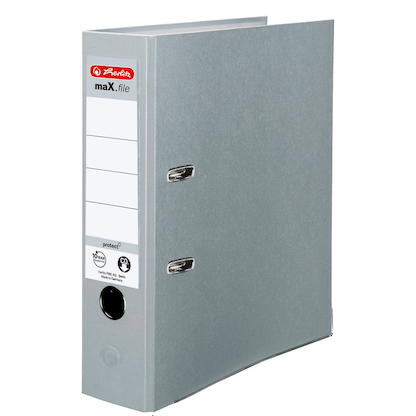 Artikelbild für herlitz maX.file protect Ordner grau Kunststoff 8,0 cm DIN A4, Artikelnummer 138586