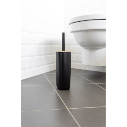 Artikelbild 4 für WENKO WC-Garnitur Rotello schwarz Kunststoff, Artikelnummer 816084