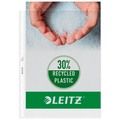Artikelbild 6 für AKTION: 100 LEITZ Prospekthüllen 4790 DIN A4 transparent genarbt 0,09 mm, Artikelnummer 663957