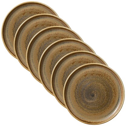 Artikelbild für 6 HEART & SOUL Dessertteller Perfect Match Cumin hellbraun 21,0 cm, Artikelnummer 108349