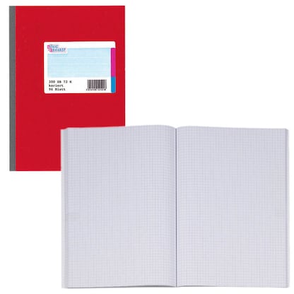 Artikelbild 5 für KÖNIG & EBHARDT Geschäftsbuch DIN A5 kariert, rot Softcover 192 Seiten, Artikelnummer 508622