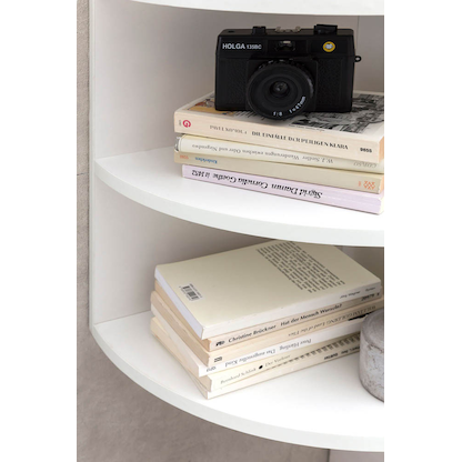 Artikelbild 7 für WOHNLING Eckregal weiß 30,0 x 30,0 x 60,0 cm, Artikelnummer 540961