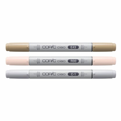 Artikelbild 2 für COPIC® Ciao Mellow Palette Layoutmarker-Set farbsortiert 1,0 + 6,0 mm, 3 St., Artikelnummer 361539
