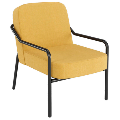 Artikelbild 17 für medso powered by PAPERFLOW Sessel MEDSO M Rund gelb schwarz Stoff, 1 St., Artikelnummer 522389