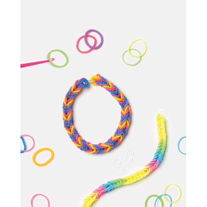 Artikelbild 4 für folia Gummifaden Rubber Loops mehrfarbig 5.700 St., Artikelnummer 693117