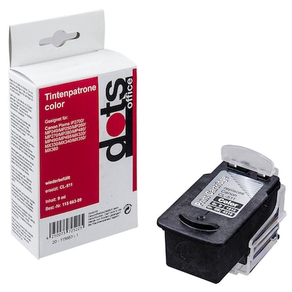 Artikelbild 7 für dots color Druckkopf kompatibel zu Canon CL-511, Artikelnummer 115663