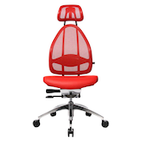 Artikelbild 1 für Topstar Bürostuhl Open Art, J1900S01 Stoff rot, Gestell alu, Artikelnummer 284245