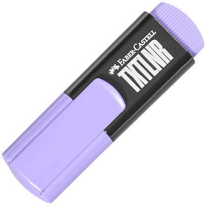 Artikelbild 6 für FABER-CASTELL TXTLNR Mini Pastell B Textmarker farbsortiert, 10 St., Artikelnummer 589596