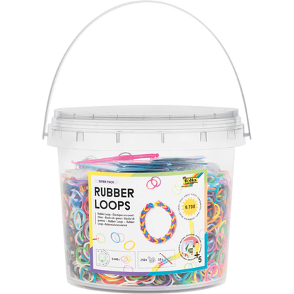 Artikelbild 24 für folia Gummifaden Rubber Loops mehrfarbig 5.700 St., Artikelnummer 693117