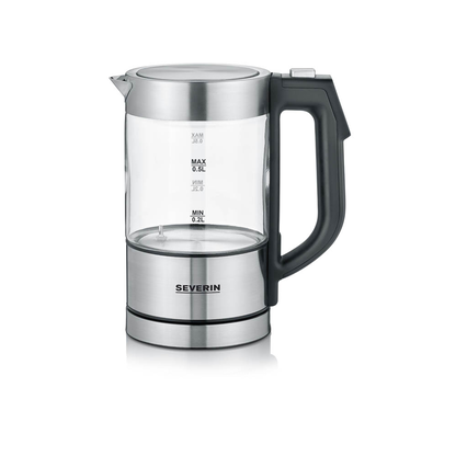 Artikelbild 1 für SEVERIN Wasserkocher WK 3458 schwarz 0,5 l 1.100 Watt, Artikelnummer 732101