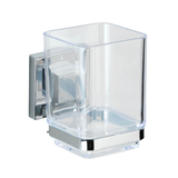 Artikelbild 1 für WENKO Zahnputzbecher Quadro silber, Artikelnummer 804852