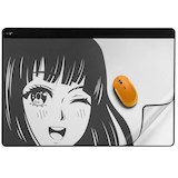 Artikelbild 1 für cep Schreibtischunterlage Manga schwarz/weiß Kunststoff 58,5 x 38,5 cm, 1 St., Artikelnummer 250876