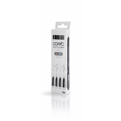 Artikelbild 6 für COPIC® Multiliner Fineliner farbsortiert 0.3 + 0.5 mm, 4 St., Artikelnummer 360943