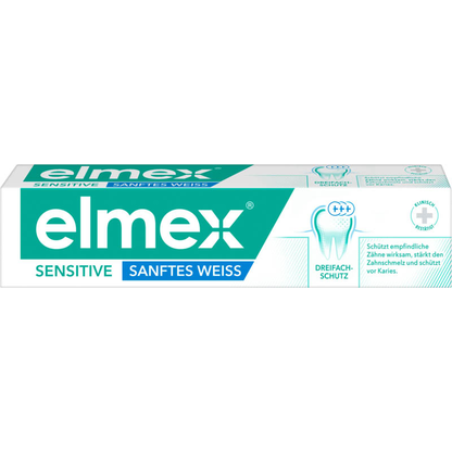 Artikelbild 3 für elmex SENSITIVE Sanftes Weiss Zahnpasta 75 ml, Artikelnummer 570479
