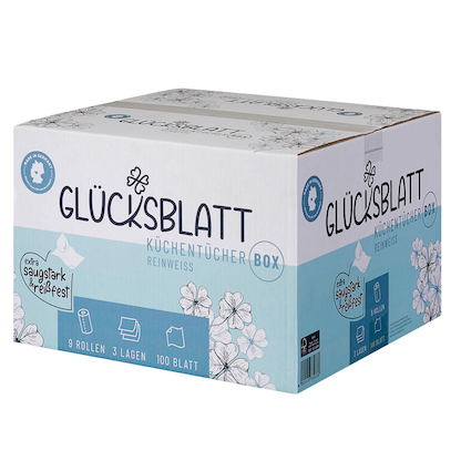 Artikelbild 5 für Küchenrollen reinweiß 3-lagig, 9 Rollen, Artikelnummer 671707