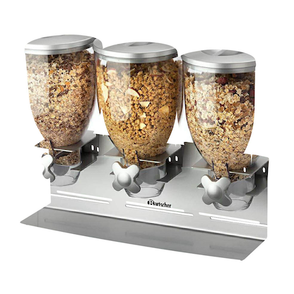 Artikelbild 22 für Bartscher Müslispender silber 3 x 3,5 l, Artikelnummer 426449