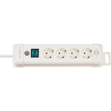 Artikelbild 1 für brennenstuhl Premium-Line 4-fach Steckdosenleiste mit Schalter 1,8 m weiß, Artikelnummer 178459
